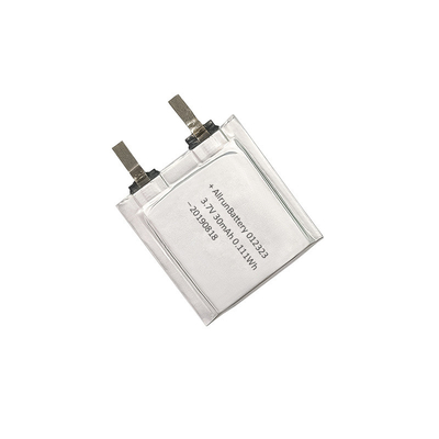 3.7V 30mAh リポ バッテリー 1mm 超薄型リチウムポリマーバッテリーセル 012323