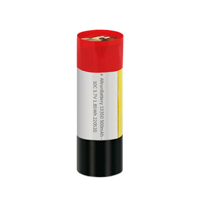 10C 3.7V 500mAh カスタム リポ バッテリー ライト円筒形リチウム ポリマー バッテリー