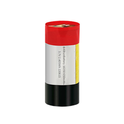 円柱注文の リポ 電池 650mah 3.7v 李ポリマー電池 16350