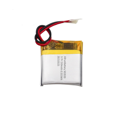 強力な 3.7 V 150mAh 充電式スクエア リポ バッテリー パック 502020