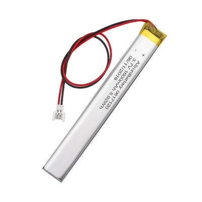 注文の李ポリマー電池 3.7V 1600mAh 超狭い リポ 電池