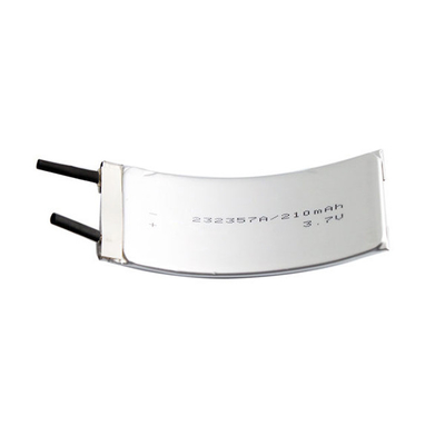 232357 湾曲 リポ バッテリー 210mAh 3.7V カスタム リチウム バッテリー