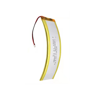 1C 3.7 V 1800mAh は リポ 電池の注文のリチウム電池のライト級選手を曲げました