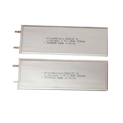 3C 放電 3.7 V 800mAh リポ バッテリー 超薄型 リポ ポリマー バッテリー