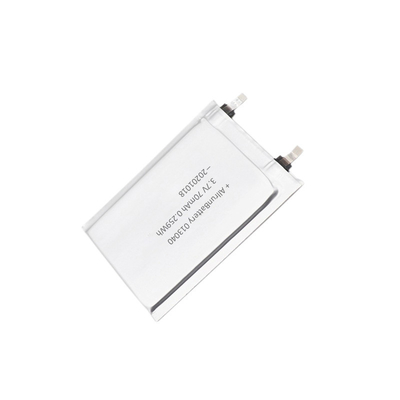 RFID電子タグ用TBD 3.7V 70mAh超薄型リポバッテリー