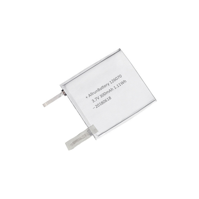 MP5 プレーヤーのための OEM 1C 3.7V 300mAh 超薄いリチウム ポリマー電池