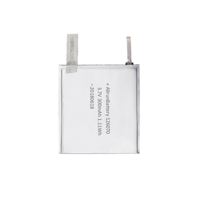 MP5 プレーヤーのための OEM 1C 3.7V 300mAh 超薄いリチウム ポリマー電池