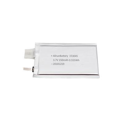 超スリム リポ バッテリー 3.7V 150mAh 充電式リチウムポリマーバッテリー