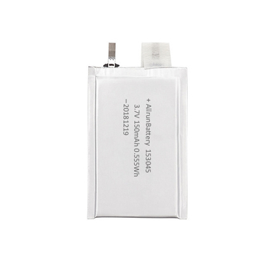超スリム リポ バッテリー 3.7V 150mAh 充電式リチウムポリマーバッテリー