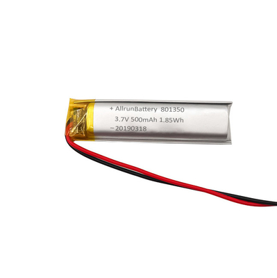 ペンを読むために狭い3.7V 500mAh 801350の習慣の李イオン電池超