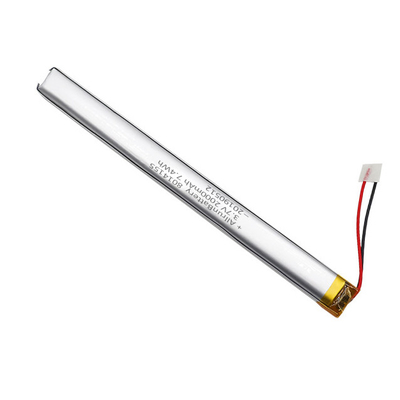 信頼できる 3.7 V 2000mAh 注文の リポ 電池はペン ドライブの棒のために非常に狭いです
