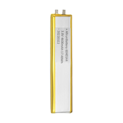 安定性4600mAh 3.8V注文のリポ電池検出の器械のために超狭い