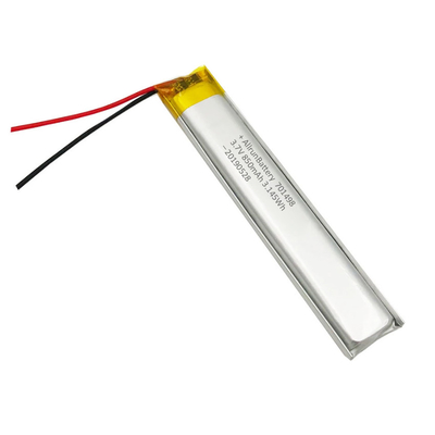 軽い 3.7 V 850mAh リポ 電池の超狭い注文 リポ 電池