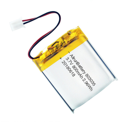 強力な リポ バッテリー 3.7 V 800mAh 充電式リチウムポリマーバッテリーパック