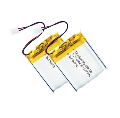 強力な リポ バッテリー 3.7 V 800mAh 充電式リチウムポリマーバッテリーパック