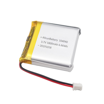注文の再充電可能な医学のリチウム電池 リポ 3.7 V 1800mAh