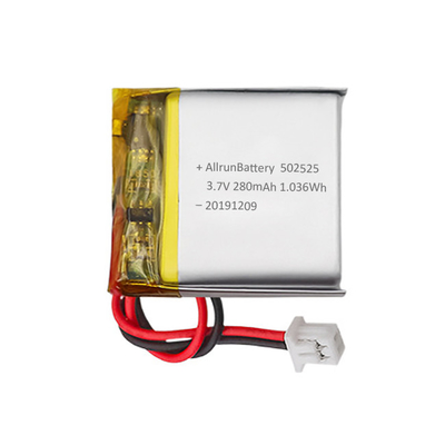 再充電可能な注文の医学のリチウム電池 3.7V 280mAh リポ 電池