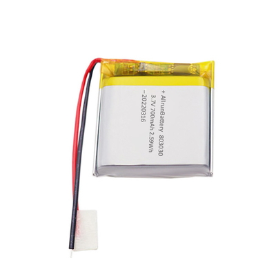 強力な医療用リチウム電池の再充電可能な 3.7 V 700mAh リポ バッテリー