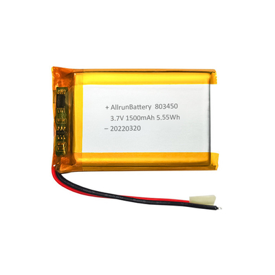 強力な角形バッテリー カスタム 3.7 V 1500mAh リポ バッテリー