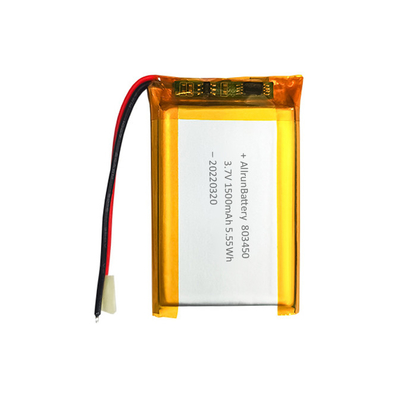 強力な角形バッテリー カスタム 3.7 V 1500mAh リポ バッテリー