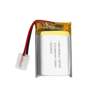 医療機器のための再充電可能な軽い リポ 電池 800mAh 3.7V 902535