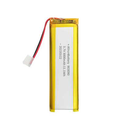 注文の再充電可能なリチウム ポリマー電池 3.7 V 3000mAh 903090