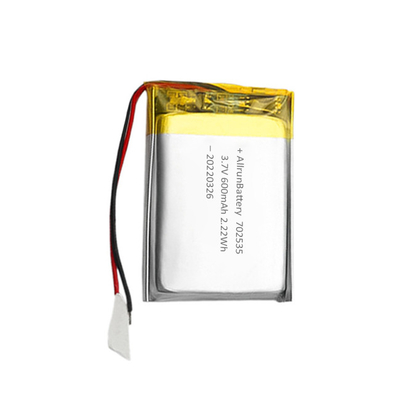 単セル リチウム ポリマー バッテリー 3.7 V 600mAh リポ バッテリー