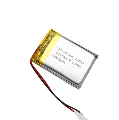 単セル リチウム ポリマー バッテリー 3.7 V 600mAh リポ バッテリー