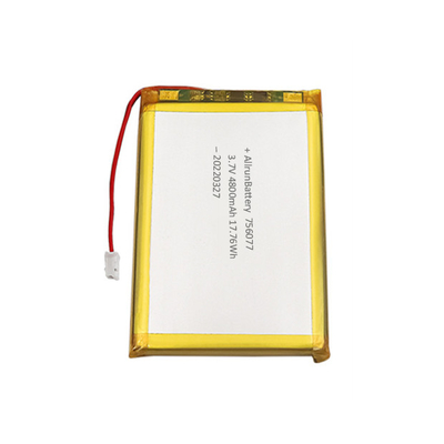 薄いリチウム ポリマー電池3.7V 4800mAhの長方形のリチウム イオン リチウム ポリマー