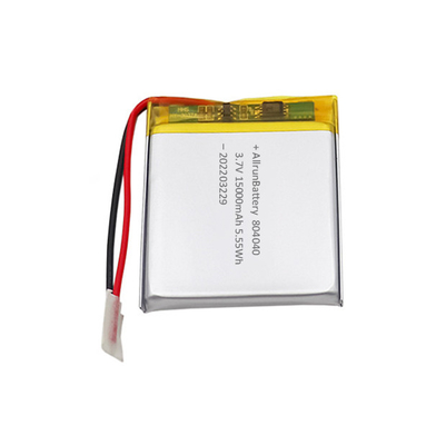 長方形のリチウム ポリマー電池 1500mAh 3.7 V 多リチウム電池