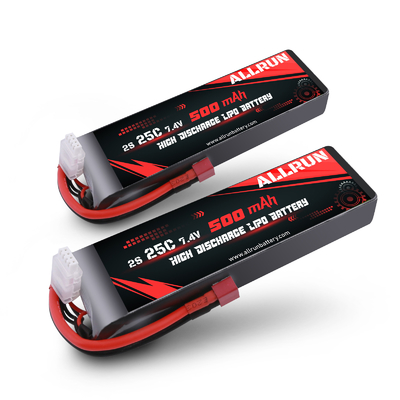 電動工具用25C 2S 500mAh 7.4V高放電リポバッテリーパック