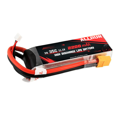 35C 高い排出のリチウム ポリマー電池 3S 11.1 V 2200mAh リポ 電池