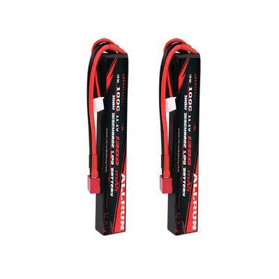 RC 100C 11.1V リチウム ポリマー電池の高い C 率 3S 1300mAh リポ 電池