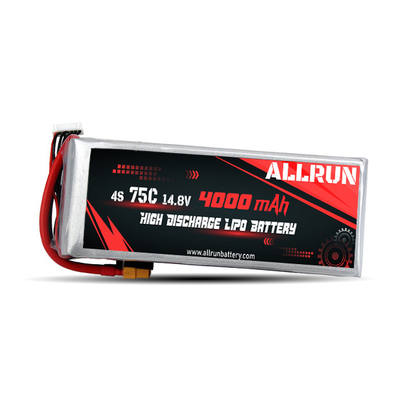 75C 4000mAh 4S リポ バッテリー14.8V 高 C レート リポ バッテリーパック