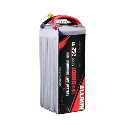 22.2V 6S 10000mAh リポ バッテリー 25C 高 C レート リポ バッテリーパック