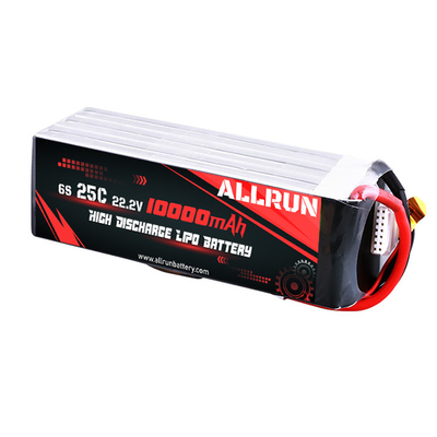 22.2V 6S 10000mAh リポ バッテリー 25C 高 C レート リポ バッテリーパック