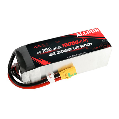 RC 25C 6S 12000mAh リポ バッテリー 22.2V 高 C レート バッテリー パック