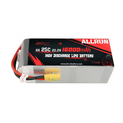 動力工具の高い放電 リポ バッテリー パック 25C 22.2V 6S 16000mAh
