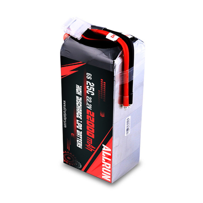 25C 6S 22000mAh リポ バッテリー 22.2V 高 C レート リポ バッテリーパック
