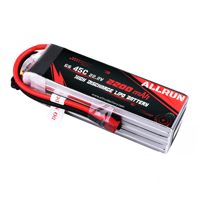 医療機器 45C 6S 22.2V 2200mAh 高放電 リポ バッテリー パック