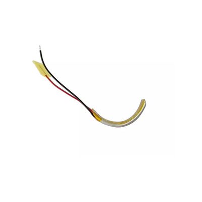 低い自己放電の曲げられた リポ の再充電可能な電池 3.7 V 13mAh