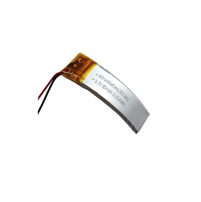 AR Curved リポ バッテリー 85mAh 3.7 V 充電式リチウム電池