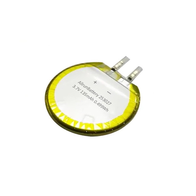 安全な3.7V 135mAhの円形のリポ電池の信頼できる注文のリチウム ポリマー電池