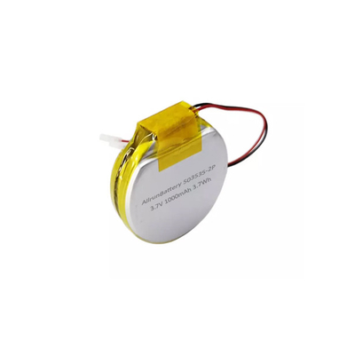 スマートウォッチ ラウンド リポ バッテリー パック 1S2P 3.7V 1000mAh 503535