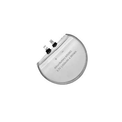 3.7V 1350mAh カスタム ラウンド リポ バッテリー セル 再充電可能 655045