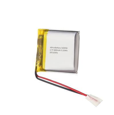 正方形のリチウム ポリマー電池のパック 3.7 V 900mAh Li Po 電池