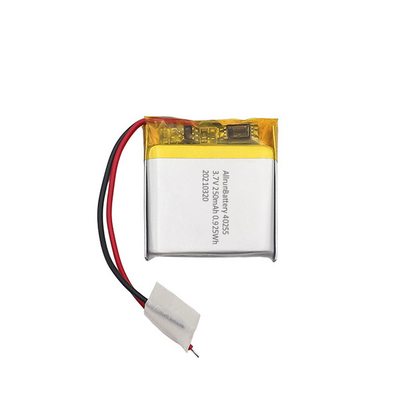 光 3.7 V 250mAh リポ バッテリー スクエア リチウム イオン ポリマー充電式バッテリー