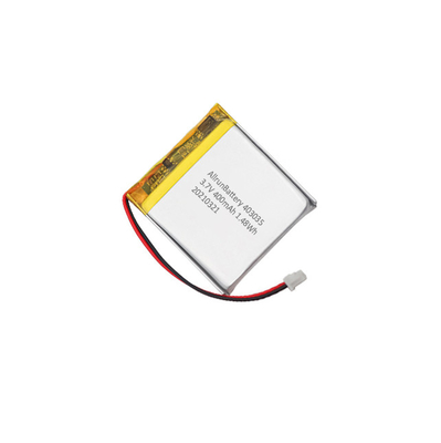 正方形の リポ 電池 400mAh 1C 3.7 V 李ポリマー充電式電池