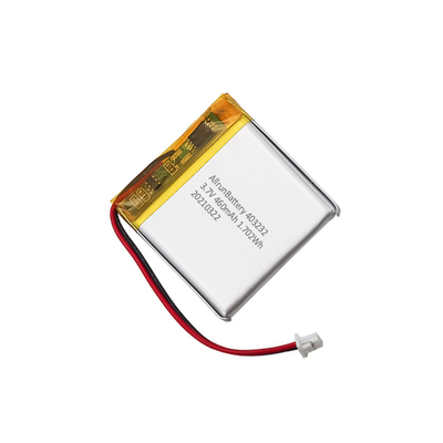 3.7V 460mAh ライト IoT バッテリー パック 充電式スクエア リポ バッテリー パック
