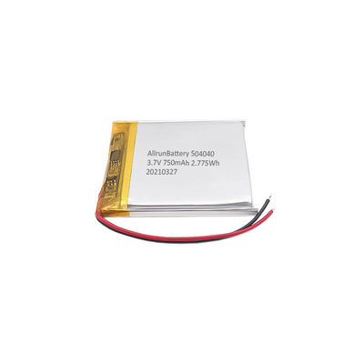 光 3.7 V リポ バッテリー 750mAh 充電式角形 リポ バッテリーパック